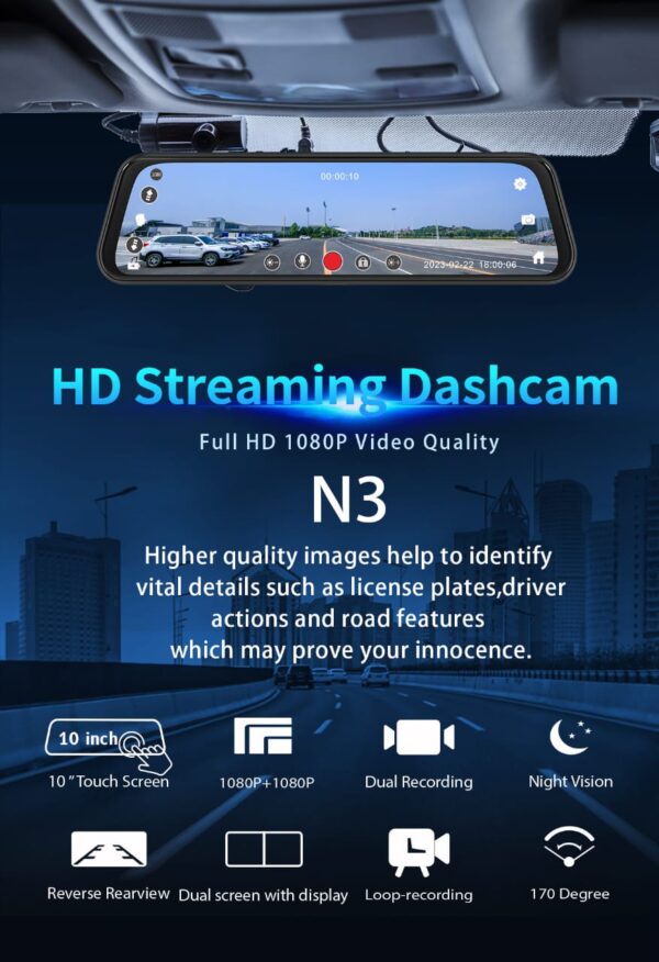 Camera Dashcam 1080p 4k